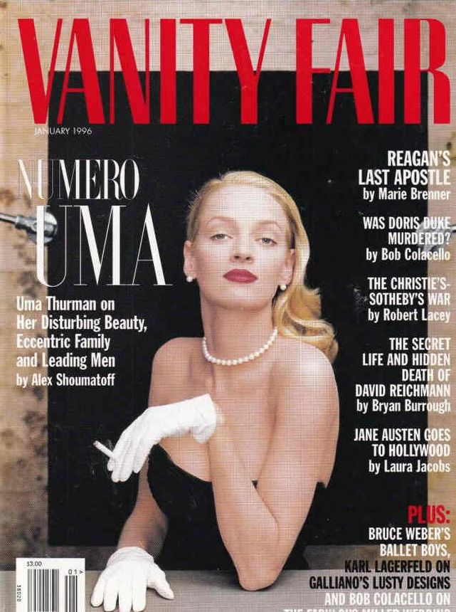 VANITY FAIR magazine side cover Issue 425 January 1996