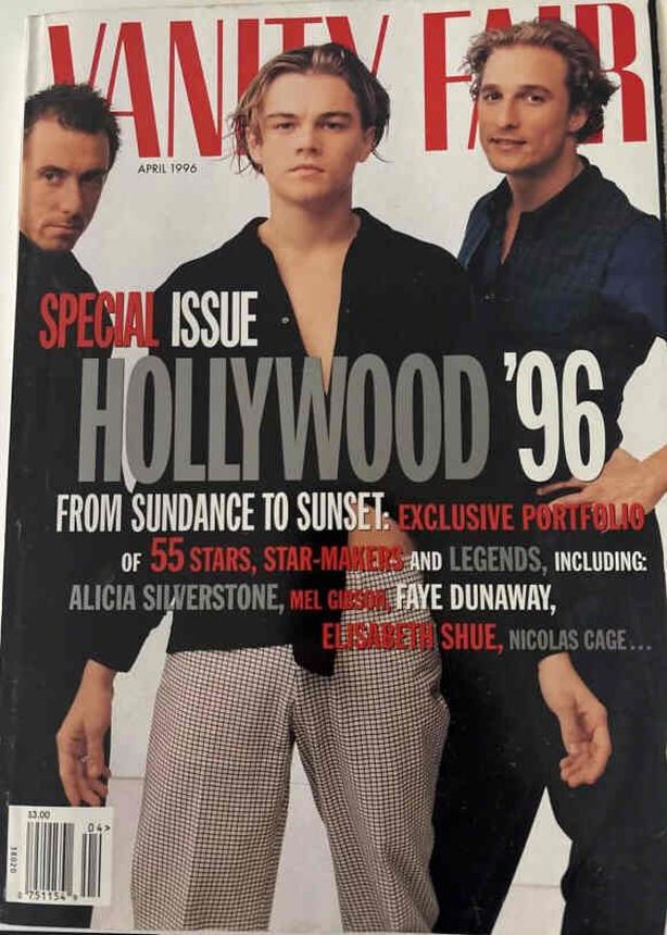 VANITY FAIR magazine side cover Issue 428 April 1996