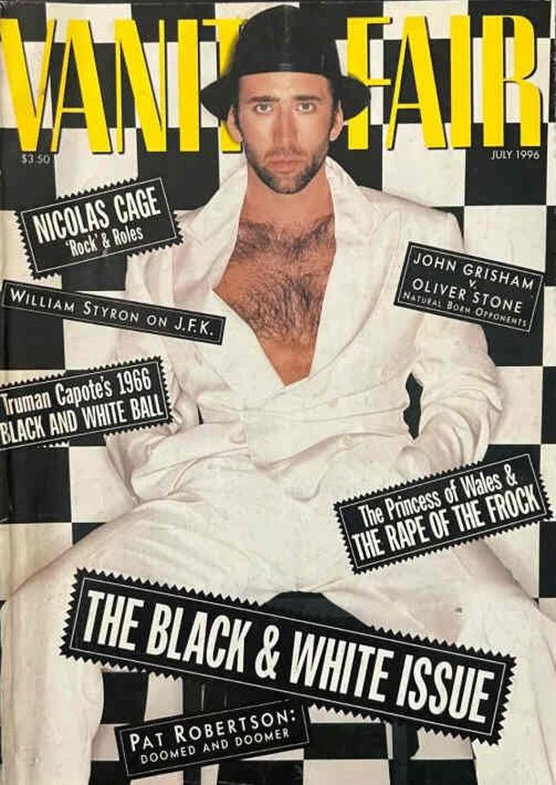 VANITY FAIR magazine side cover Issue 431 July 1996