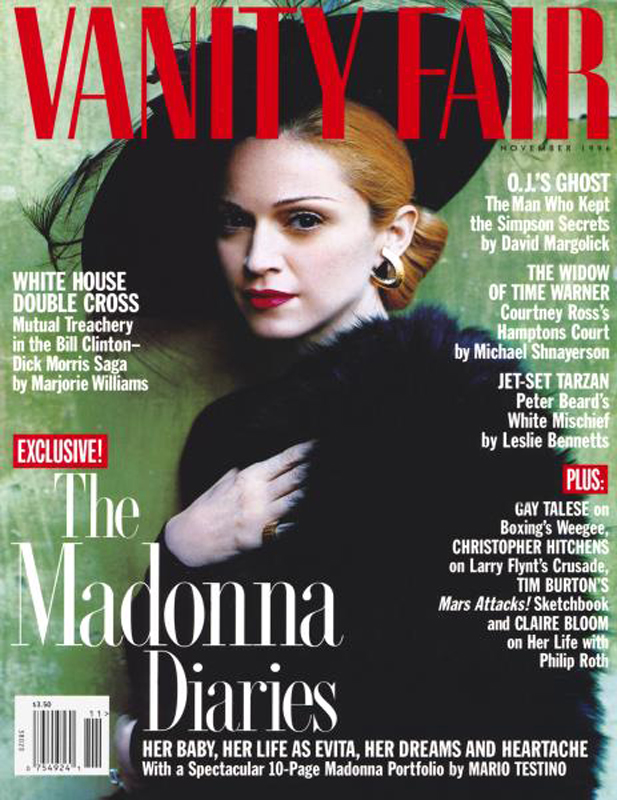 VANITY FAIR magazine side cover Issue 435 November 1996