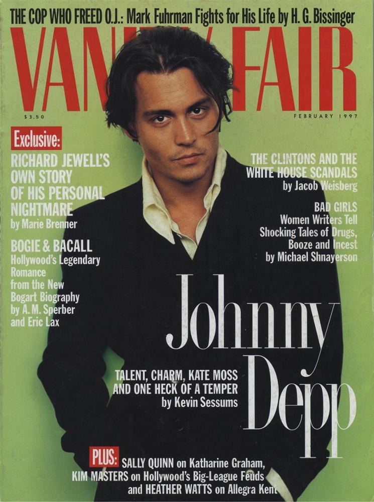VANITY FAIR magazine side cover Issue 438 February 1997