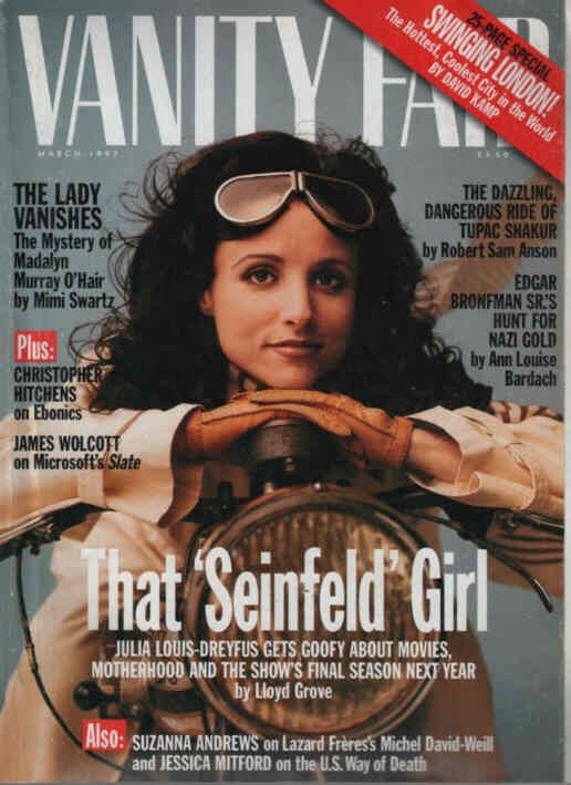 VANITY FAIR magazine side cover Issue 439 March 1997