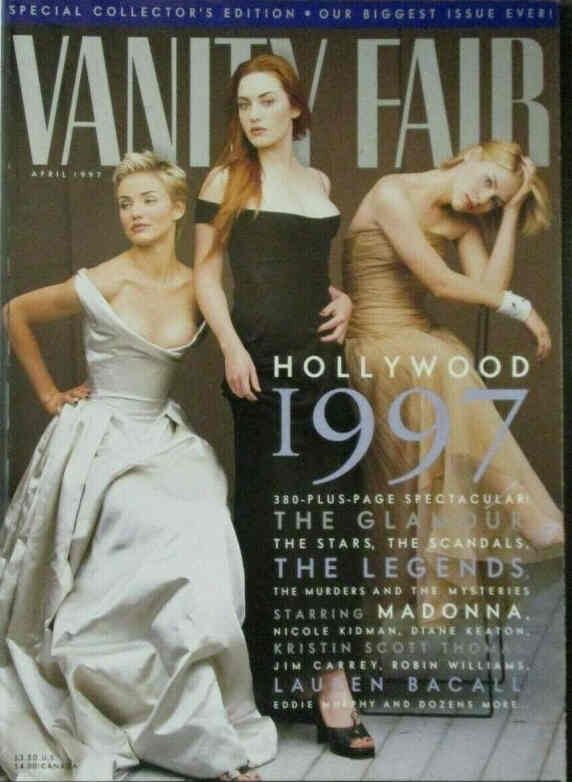 VANITY FAIR magazine side cover Issue 440 April 1997