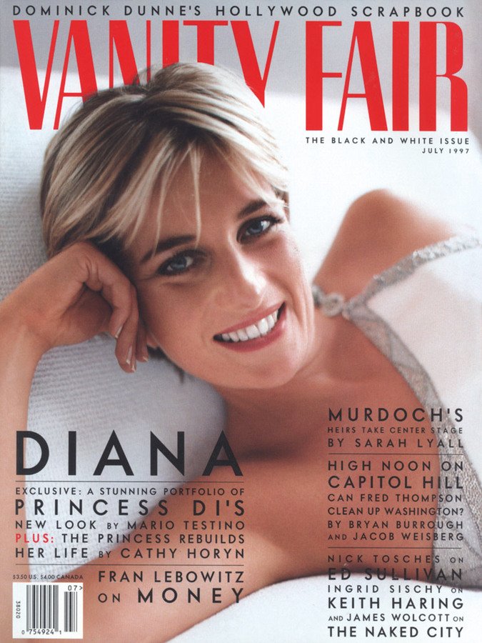 VANITY FAIR magazine side cover Issue 443 July 1997
