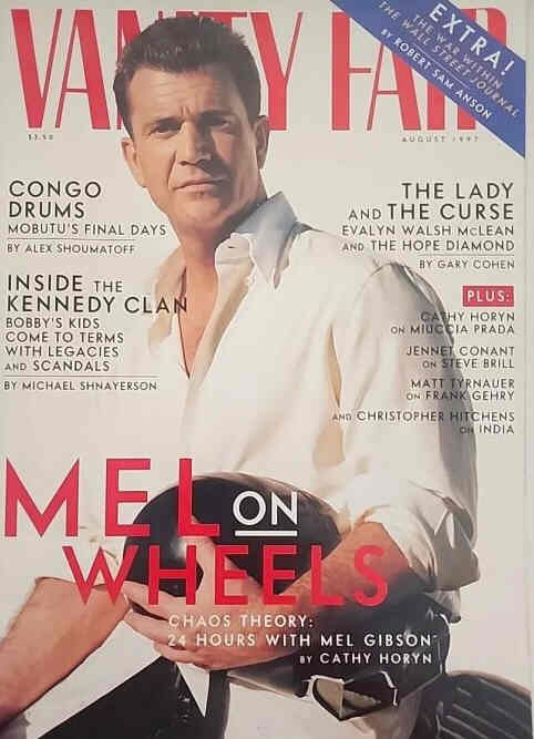 VANITY FAIR magazine side cover Issue 444 August 1997