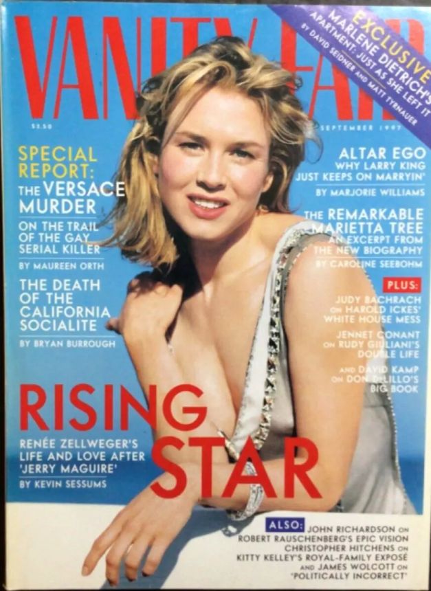 VANITY FAIR magazine side cover Issue 445 September 1997