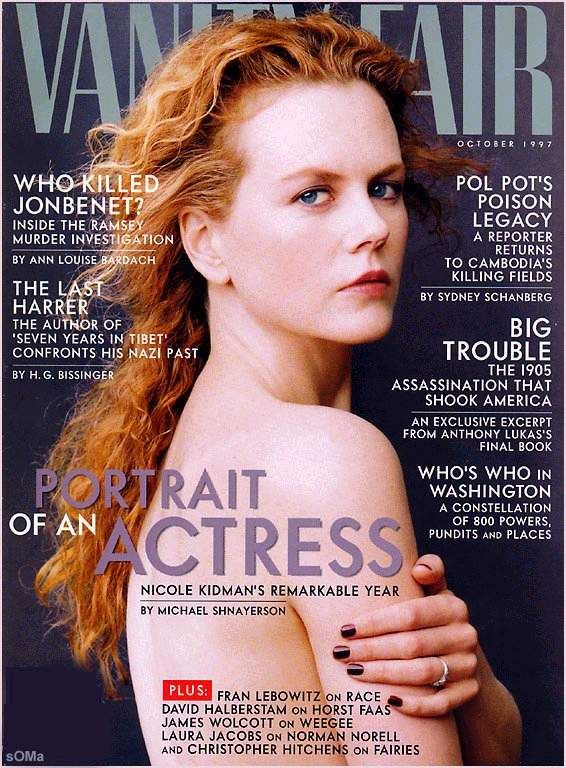 VANITY FAIR magazine side cover Issue 446 October 1997