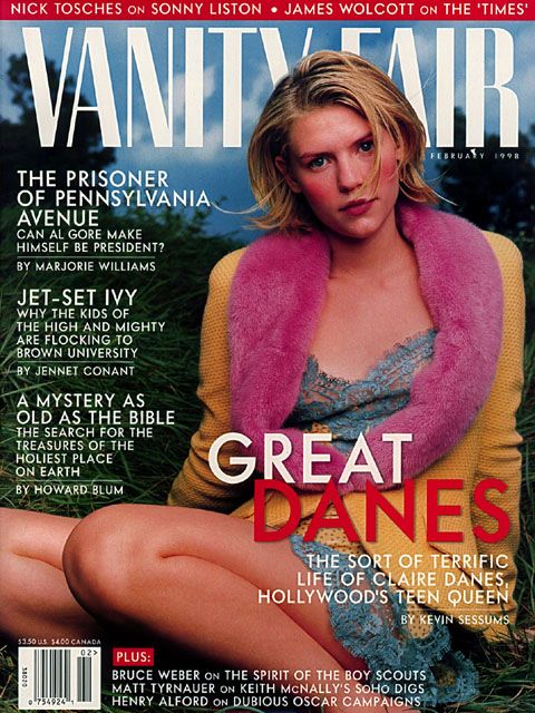 VANITY FAIR magazine side cover Issue 450 February 1998