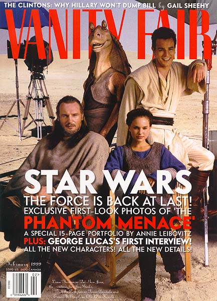 VANITY FAIR magazine side cover Issue 462 February 1999