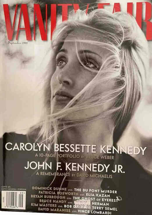 VANITY FAIR magazine side cover Issue 469 September 1999