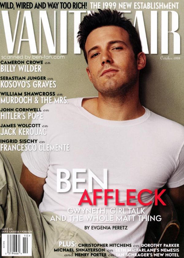 VANITY FAIR magazine side cover Issue 470 October 1999