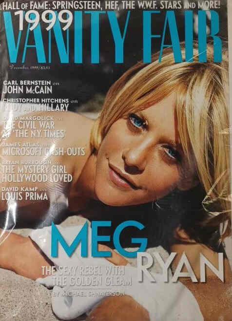 VANITY FAIR magazine side cover Issue 472 December 1999