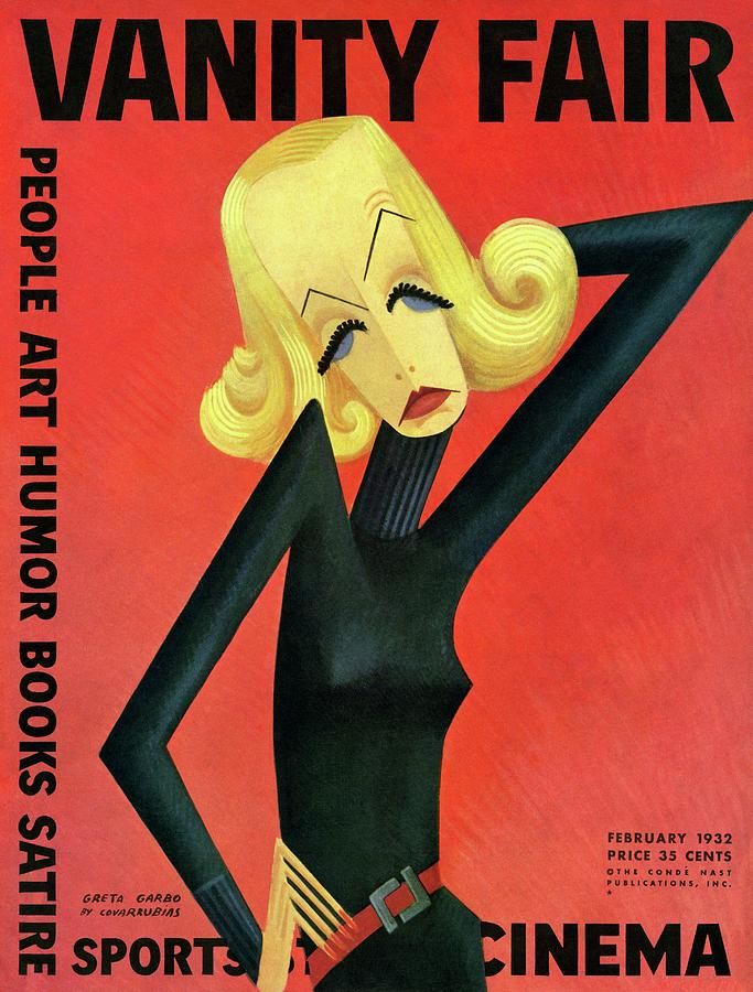 VANITY FAIR (1913) magazine side cover  February 1932