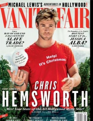 VANITY FAIR magazine side cover  Special  January 2016