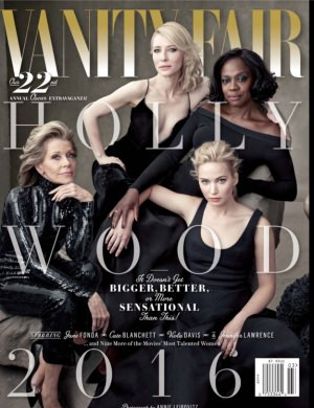VANITY FAIR magazine side cover  Special  February 2016