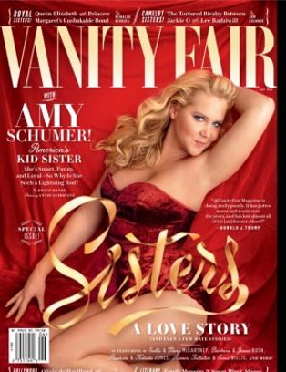 VANITY FAIR magazine side cover  May 2016
