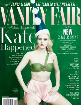 VANITY FAIR magazine side cover  November 2017