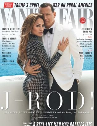 VANITY FAIR magazine side cover  December 2017