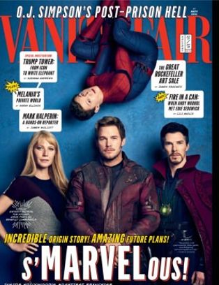 VANITY FAIR magazine side cover  Special  January 2018