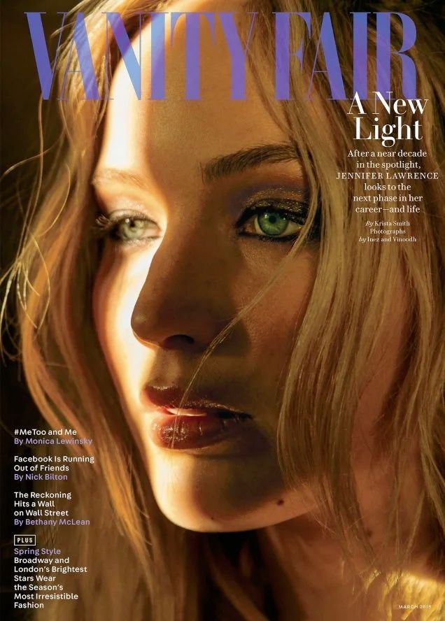 VANITY FAIR magazine side cover  March 2018