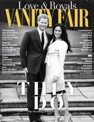 VANITY FAIR magazine side cover  May 2018