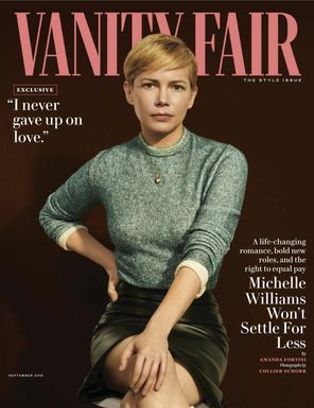 VANITY FAIR magazine side cover  September 2018