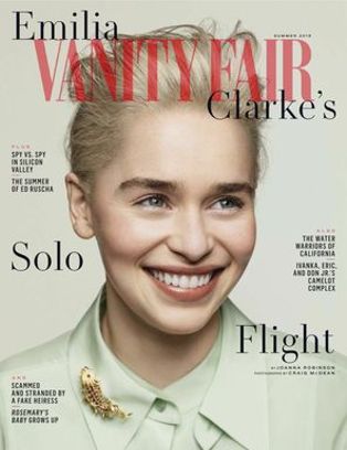 VANITY FAIR magazine side cover Summer 2018