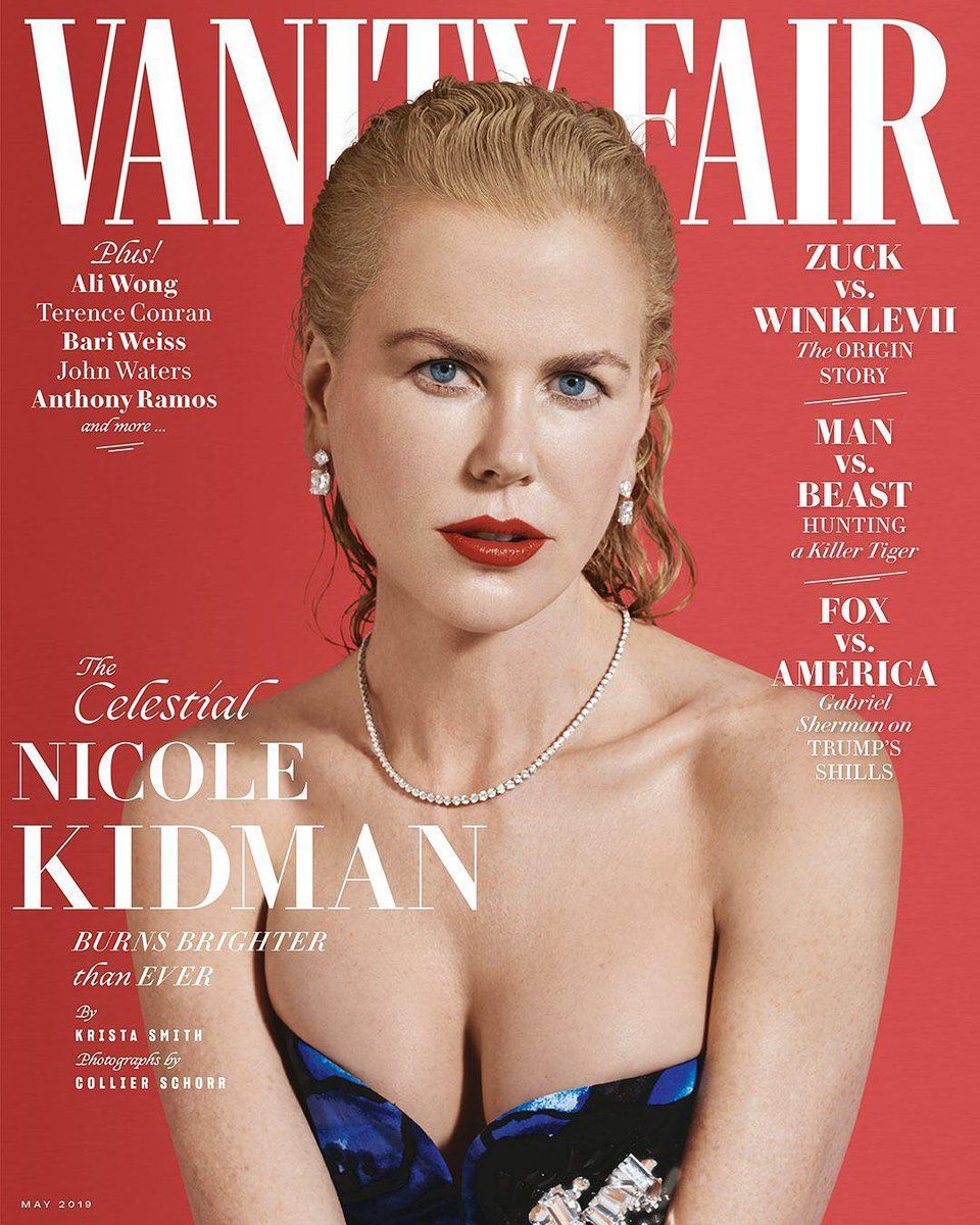 VANITY FAIR magazine side cover  May 2019