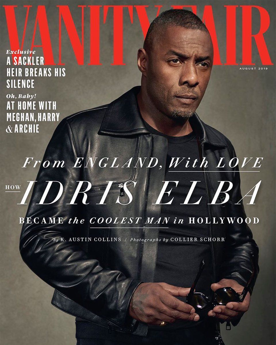 VANITY FAIR magazine side cover  August 2019