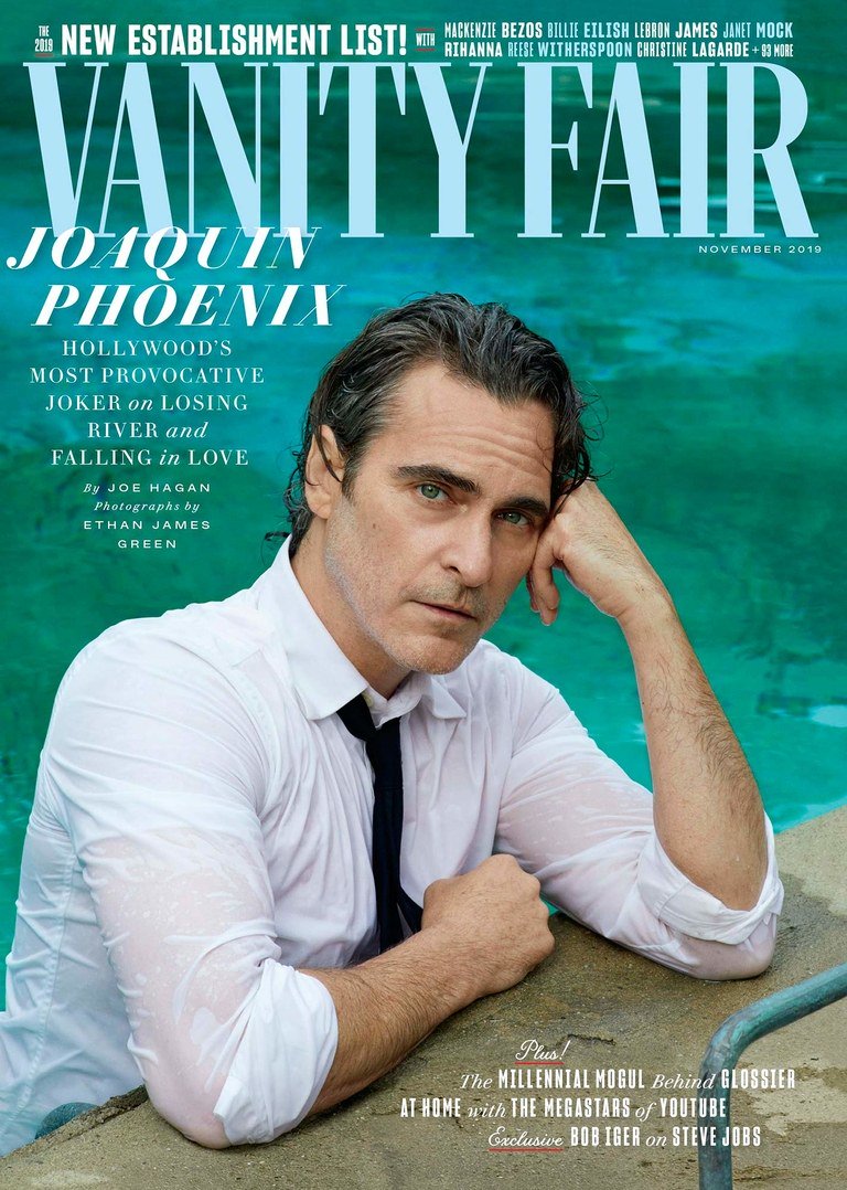 VANITY FAIR magazine side cover  November 2019