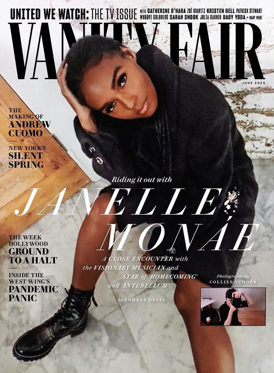 VANITY FAIR magazine side cover  June 2020