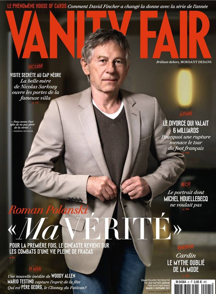 VANITY FAIR (Fr) magazine side cover Issue 5 November 2013