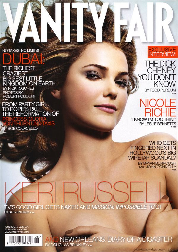 VANITY FAIR UK magazine side cover June 2006