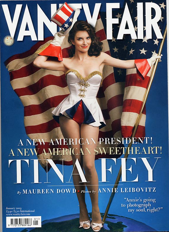 VANITY FAIR UK magazine side cover January 2009