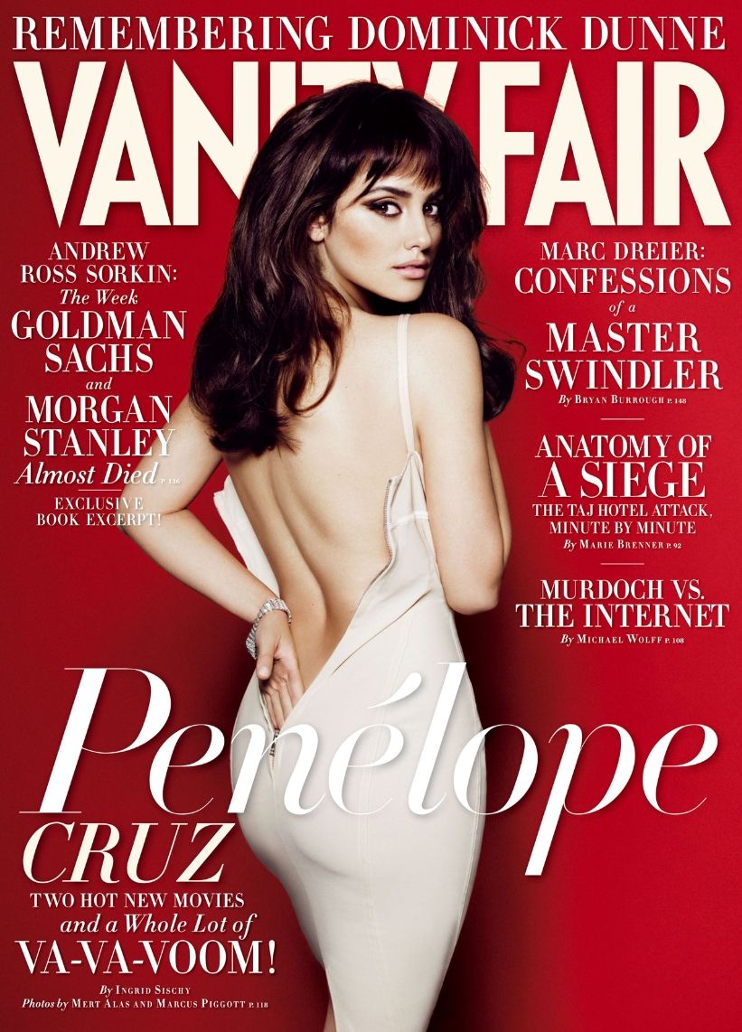 VANITY FAIR UK magazine side cover November 2009