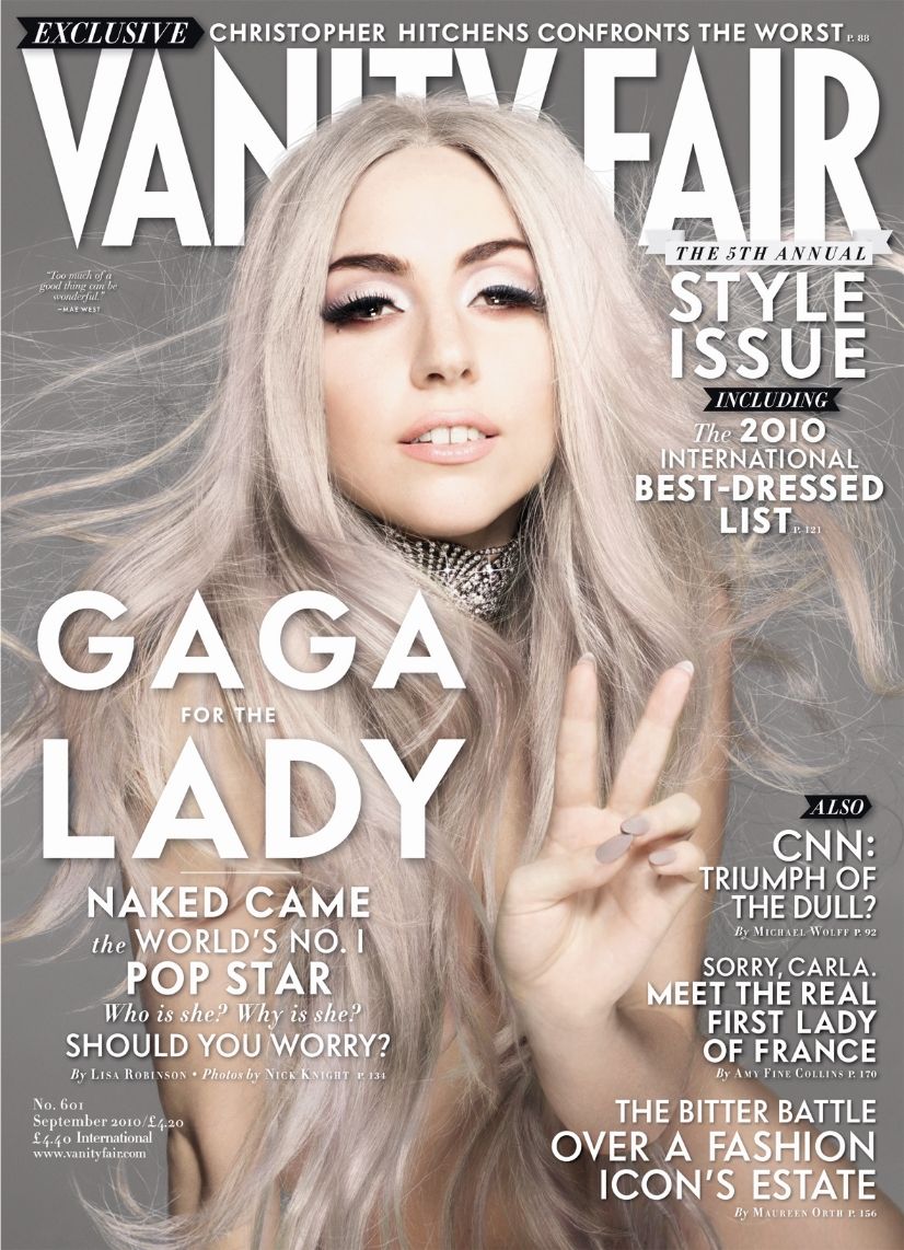 VANITY FAIR UK magazine side cover September 2010
