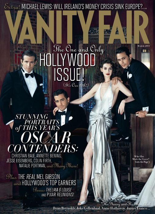 VANITY FAIR UK magazine side cover March 2011