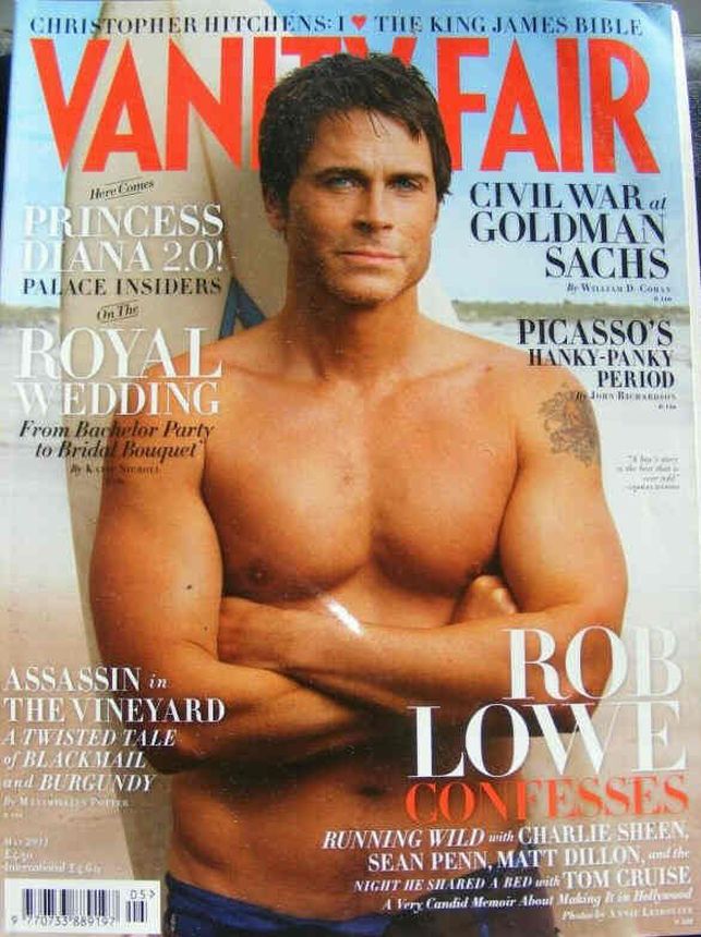 VANITY FAIR UK magazine side cover May 2011