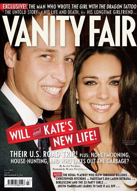VANITY FAIR UK magazine side cover July 2011