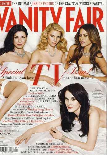 VANITY FAIR UK magazine side cover May 2012
