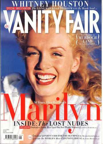 VANITY FAIR UK magazine side cover June 2012
