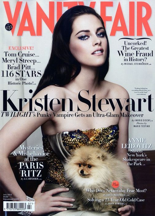 VANITY FAIR UK magazine side cover July 2012