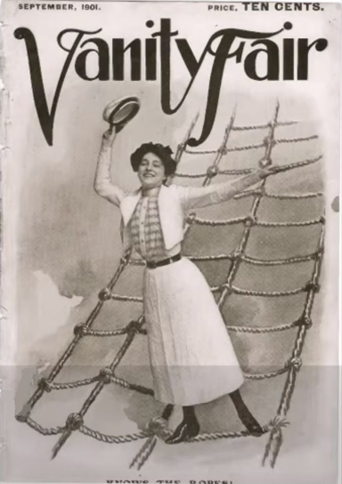 VANITY FAIR (UK 1868) magazine side cover  September 1901