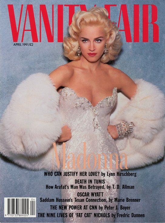 VANITY FAIR UK magazine side cover  April 1991