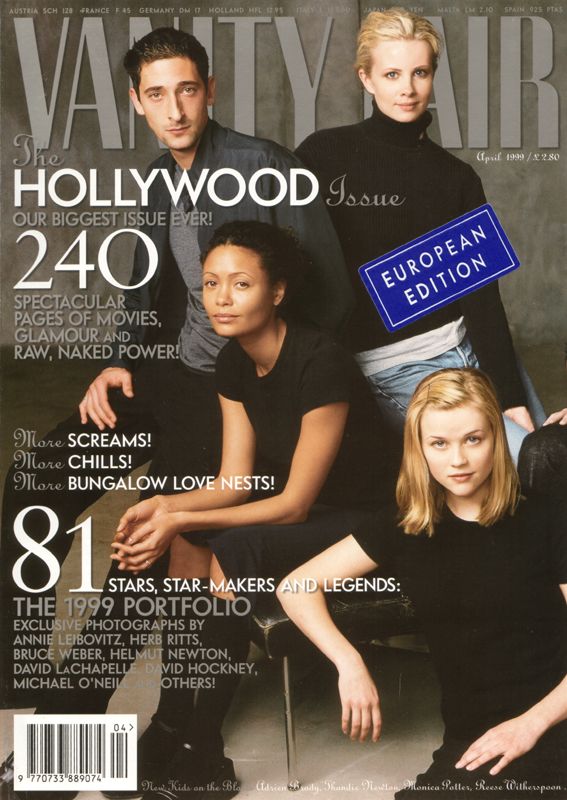 VANITY FAIR UK magazine side cover  April 1999