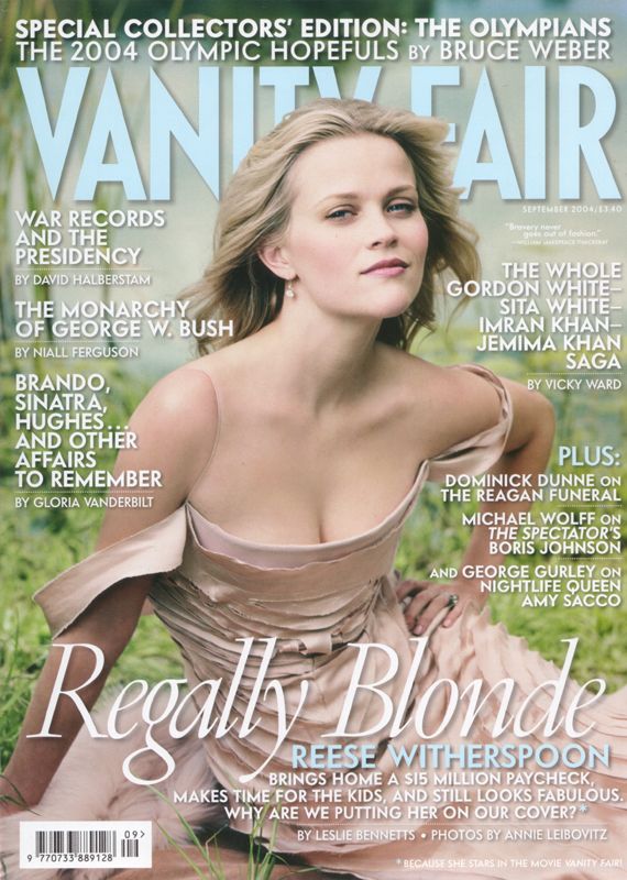 VANITY FAIR UK magazine side cover  September 2004