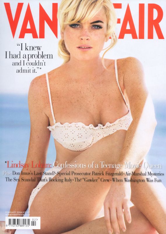 VANITY FAIR UK magazine side cover  February 2006