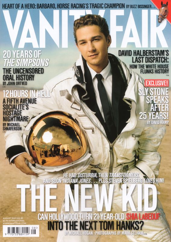 VANITY FAIR UK magazine side cover  August 2007