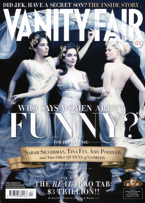 VANITY FAIR UK magazine side cover  April 2008