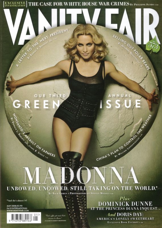 VANITY FAIR UK magazine side cover  May 2008